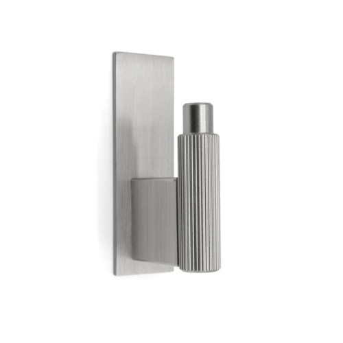 Крючок ARPA PLATE 7036025L24, материал Алюминий, отделка Сталь, 80*25*43 мм