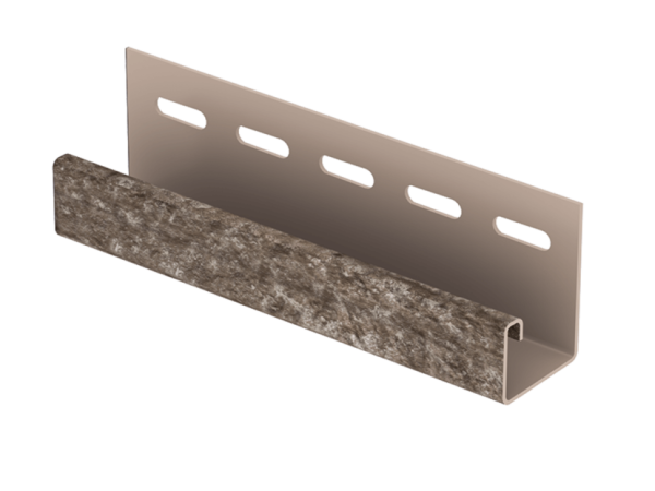 J-планка Ю-Пласт, Стон Хаус Кварцит, Коричневая