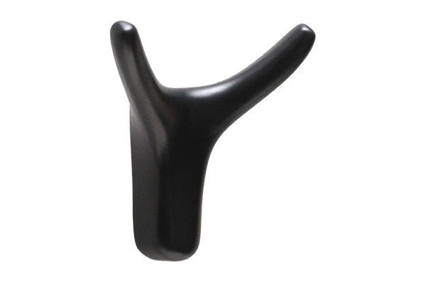 Крючок M7193.MB, материал Замак, цвет Чёрный, отделка Черный, 70*63*37 мм