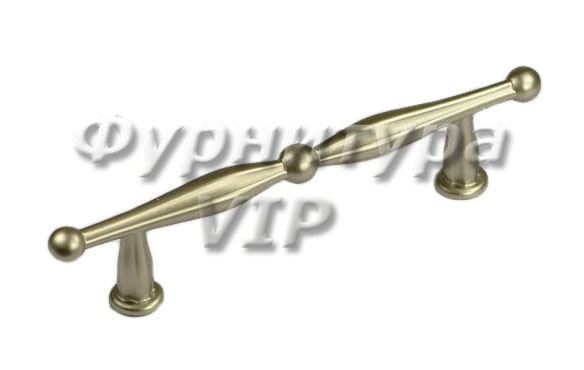 Ручка скоба Giusti WMN.814.096.00R3, материал Замак, отделка Никель, 141*12*32 мм
