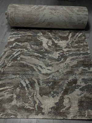 Дорожка Armina GA017С grey/brown 400x2500