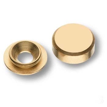 Декоративная накладка с резьбой 00513 POLISHED (14 мм), материал Латунь, отделка Латунь, d=14 мм
