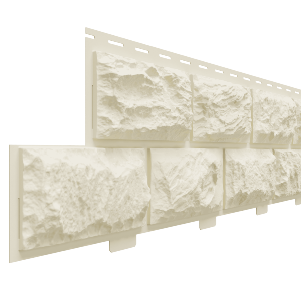 Фасадная панель Доломит, Альпийский, Цвет слоновой кости