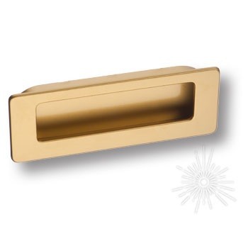 Ручка врезная 3701-200, материал Замак, отделка Золото, 14*50*145 мм