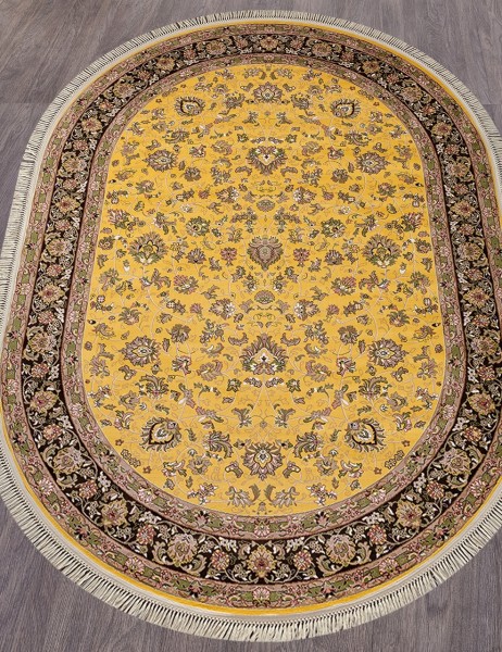 Ковер Aravia 5471 yellow овал