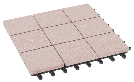 Модульный паркет ДПК GRINDERDECO Люкс 12 Светлый дуб