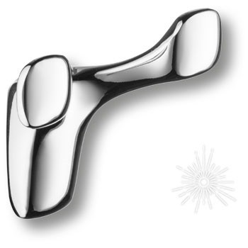 Крючок 2005 0080 CR, материал Замак, отделка Хром, 41*80*61 мм