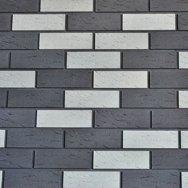 Фасадная плитка Кирисс Фасад, Двухцветный клинкерный кирпич №8