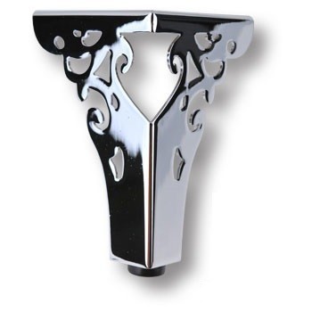 Опора мебельная KAX-4626-0110-A01, материал Сталь, отделка Хром, 110*70 мм