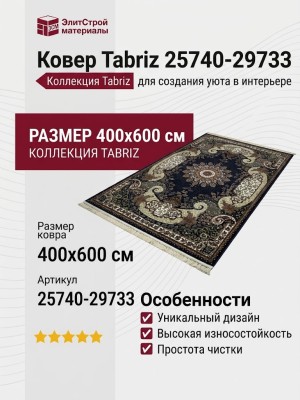 Ковер Tabriz 25740-29733 400x600