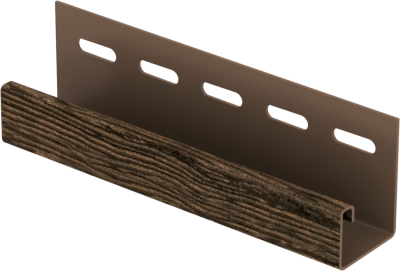 J-планка Ю-Пласт, Hokla S-Lock, Щепа, Каштановый.