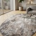 Ковер Graff Merinos 3433 grey-beige овал 240x400