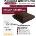 Крышка для столба из дерева и пластика