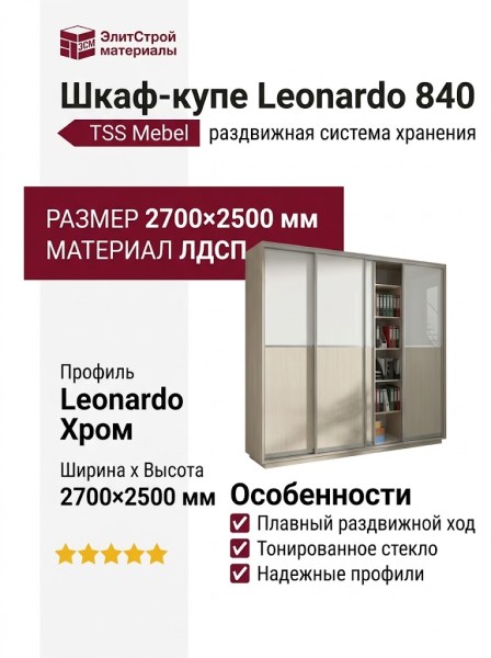 Шкаф-купе Leonardo 840