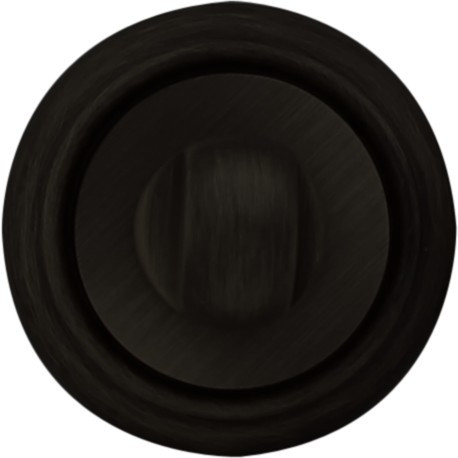 Дополнительные розетки для сантехнического замка WC 50V черный, материал Латунь, цвет Чёрный, отделка Черный, d=50 мм