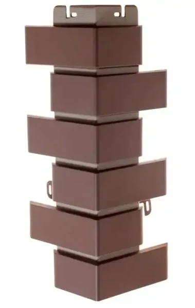 Наружный угол Альта-Профиль, Клинкерный кирпич, Коричневый