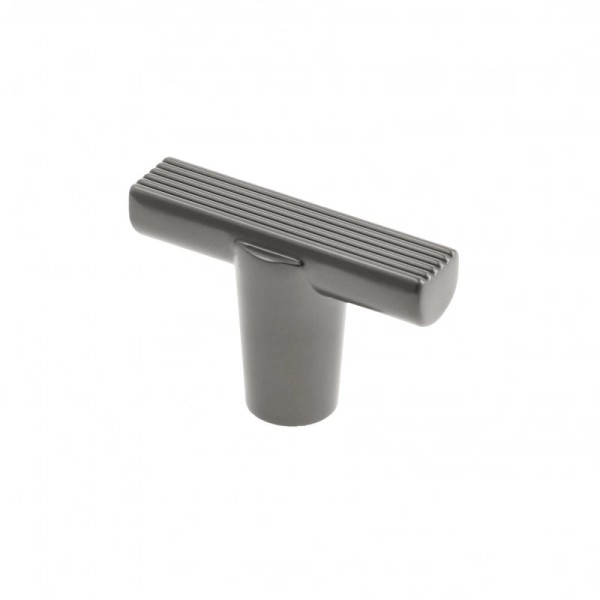 Ручка кнопка Gamet GZ-RAY-1-25, материал Замак, отделка Графит, 40*14*25,5 мм