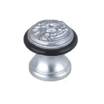 Ограничитель напольный С52200C SATIN CHROME, материал Латунь, отделка Хром, 41*41 мм