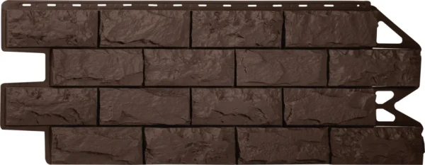 Фасадная панель Альта-Профиль, Фагот ЭКО, Коричневый