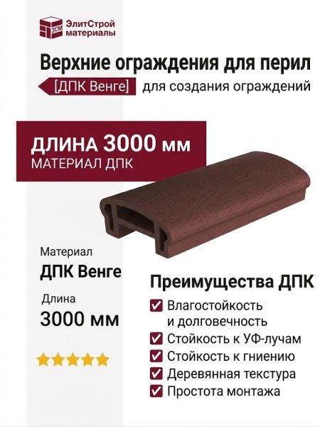 Верхние ограждения для перил