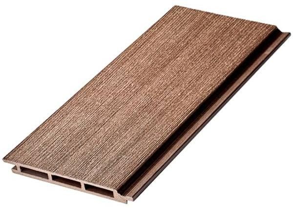 Сайдинг из ДПК Dortmax Vintage Коричневого цвета