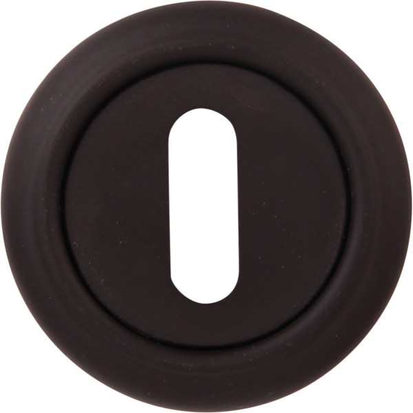 Дополнительные розетки для замка с межкомнатным ключом Накладка Cab на розетке 50V, материал Латунь, цвет Чёрный, отделка Черный, d=50 мм