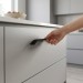 Ручка скоба UA-00-337192-20М, материал Алюминий, цвет Чёрный, отделка Черный, 212*25*27 мм