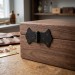 Петля карточная 31.033.00.72 black hinge, материал Замак, цвет Чёрный, отделка Черный, 9*50*90 мм
