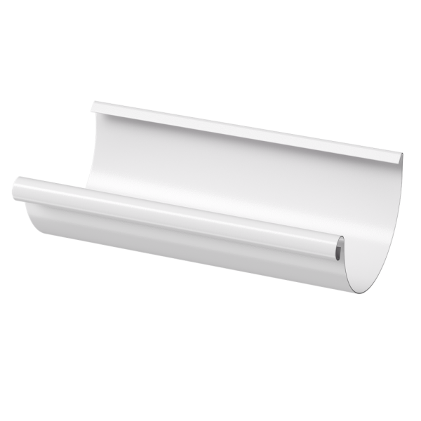 Полукруглый водосточный желоб 3 м, Docke Stal Premium, Пломбир