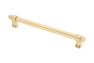 Ручка скоба Gamet UZ-IMPERIAL-192-18, материал Замак, отделка Золото, 226*16*34 мм