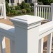 Крышка верхня для столба GardenParkett, Белая