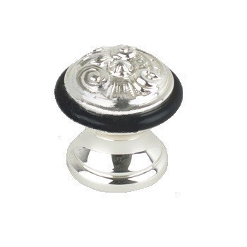 Ограничитель напольный С52200Z SILVER PLATED, материал Латунь, отделка Серебро, 41*41 мм