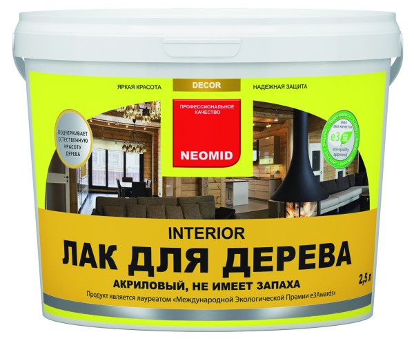NEOMID Interior Лак интерьерный 2,5 л