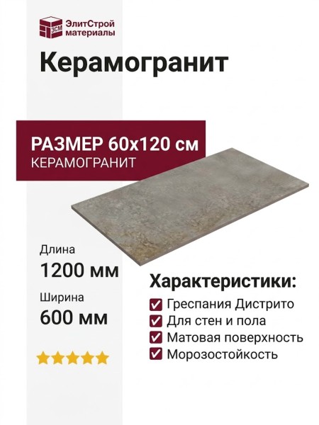 Grespania Distrito Aluminio 60x120 44DS39R