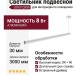 Светильник подвесной LOGIC Q300 8.40 WB + BASE V