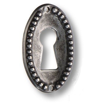 Ключевина 6110.0034.016, материал Замак, отделка Серебро, 34*21 мм