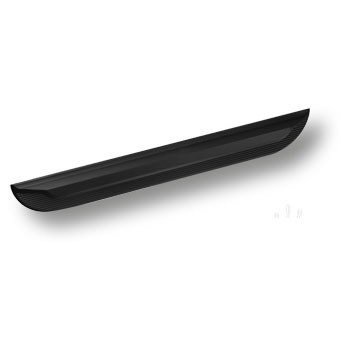 Ручка скоба 8040 0400 Matt Black, материал Замак, цвет Чёрный, отделка Черный, 23*56*400 мм