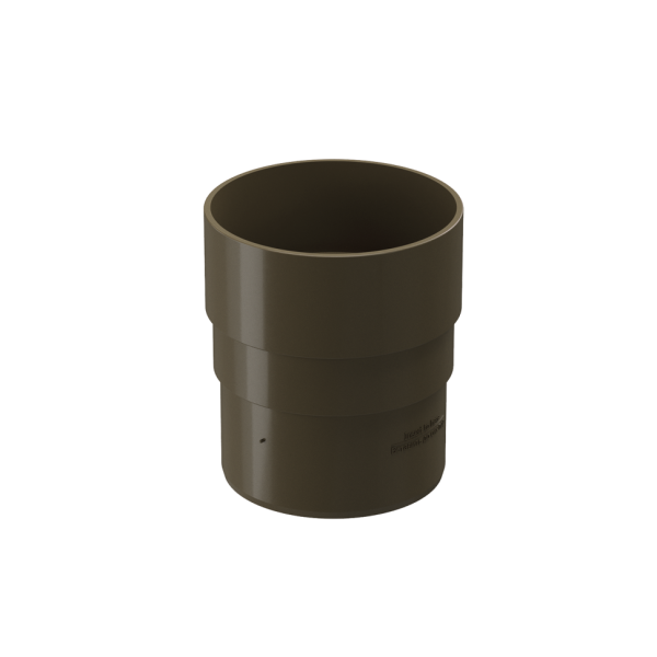 Соединительная муфта для водостока Docke Premium, цвет Каштан