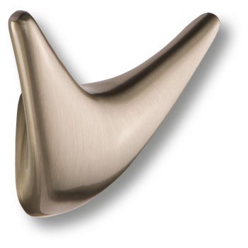 Крючок 2025 0091 NB, материал Замак, отделка Никель, 85*90*34 мм