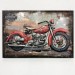 Картина из металла «Harley-Davidson”