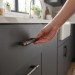 Ручка скоба SYSTEM 8774 0192 BBN-BBN, материал Алюминий, отделка Титан, 35*16*257 мм