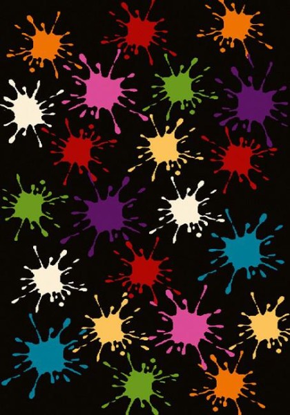 Ковер Funky Luk black