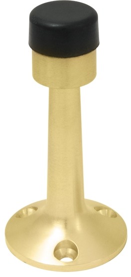 Дверной ограничитель настенный DH033ZA SG, материал Замак, отделка Золото, 74*35,5 мм