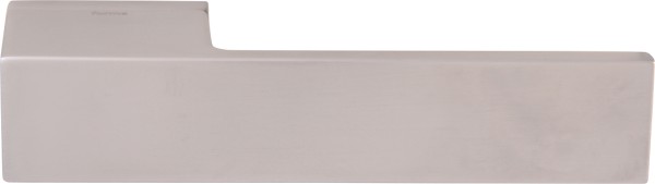 Дверная ручка на прямоугольной розетке 295 Icon Матовый хром, материал Латунь, отделка Хром, 155*35*50 мм