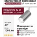 Магнитный трековый светильник SUPERSPIKE 12.40 SNW