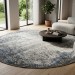 Ковер Armina 3859A blue круг 300x300