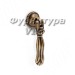 Ручка капля WBH.5057.000.00D1, материал Замак, отделка Бронза, 58*20*20 мм
