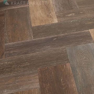 Инженерная доска Kraft Parkett Венгерская ёлка Дуб рустик 600х120 мм Арт. 2