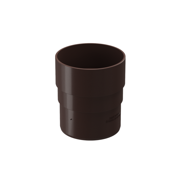 Соединительная муфта для водостока Docke Premium, цвет Шоколад.