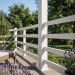 Опорный столб из ДПК GardenParkett, Белый